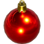 赤い FICSMAS オーナメント